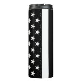 Custom Thin Blue Line Flag Police Officer Thermosbecher (Rückseite)