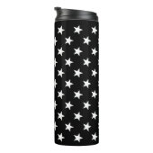 Custom Thin Blue Line Flag Police Officer Thermosbecher (Nach rechts gedreht)