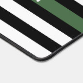 Custom Thin Green Line USA Flag Military Soldier Schreibtischunterlage (Ecke)