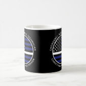 Custom Thin White Line USA Flag EMS EMT Kaffeetasse (Mittel)