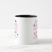 Custom This Girl Loves Badminton Girly Pink Tasse (Zentrum)