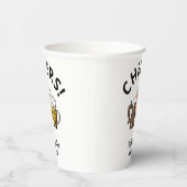 Custom Three Cheers Pappbecher (Rechts)