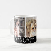 Custom Three Foto Collage Tasse für Großeltern (Vorderseite Links)