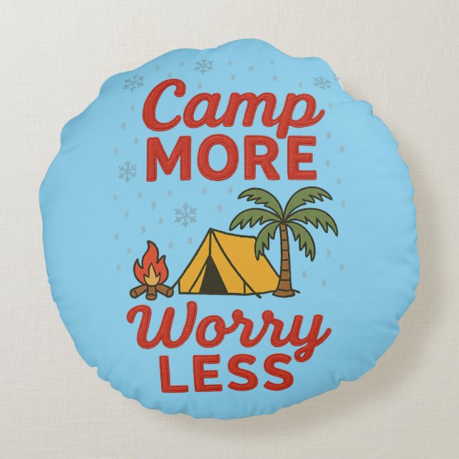 Custom Throw Pillows | Personalisierte Wohngestalt Rundes Kissen (Rückseite)