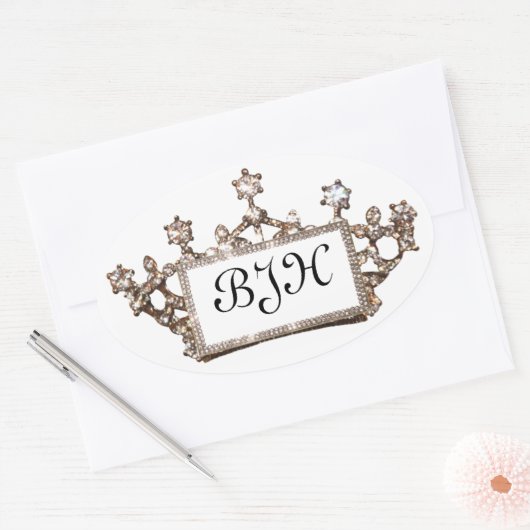 Custom Tiara Label Stickers (Umschlag)