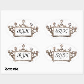 Custom Tiara Label Stickers (Blatt)