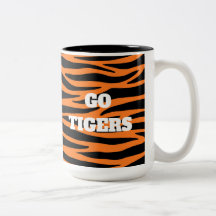 Custom Tiger Coffee Tasse
