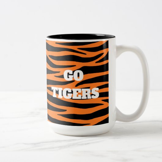 Custom Tiger Coffee Tasse (Rechts)
