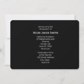 Custom Tiger Graduation Announcement Save The Date (Rückseite)