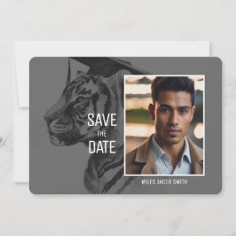 Custom Tiger Graduation Announcement Save The Date