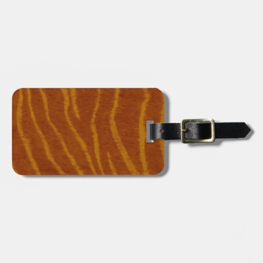Custom Tiger Luggage Tag Gepäckanhänger (Vorderseite horizontal)