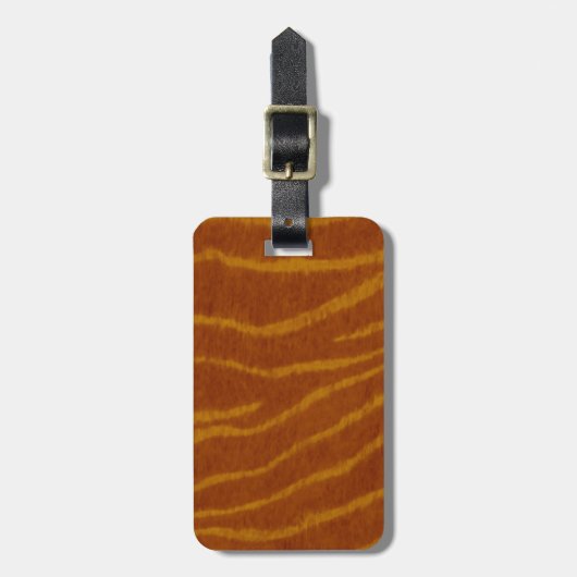 Custom Tiger Luggage Tag Gepäckanhänger (Vorderseite vertikal)