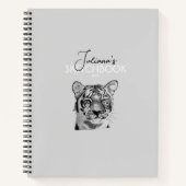 Custom Tiger Notizblock (Vorderseite)