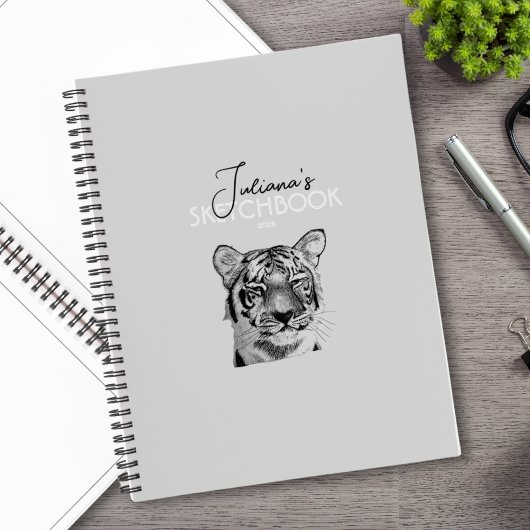 Custom Tiger Notizblock