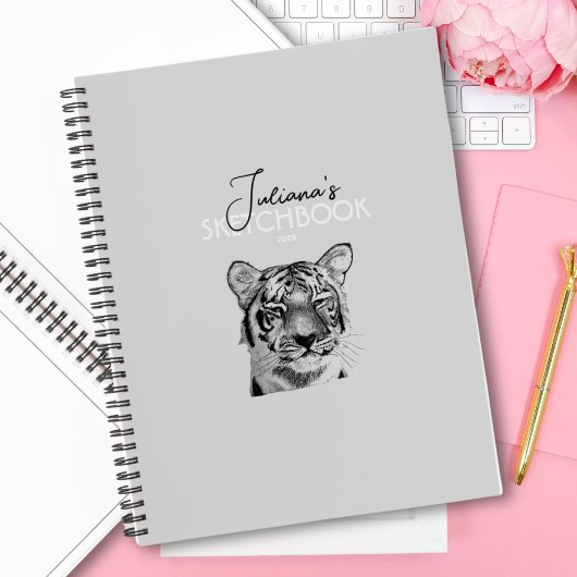 Custom Tiger Notizblock