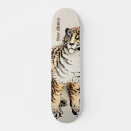 Custom Tiger von Kōno Bairei japanische Illustrati Skateboard