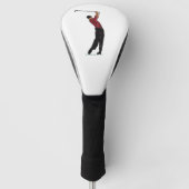 Custom Tiger Woods Logo Golf Driver Coverage Headcover (Vorderseite)