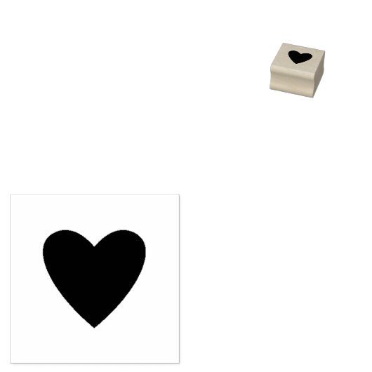 Custom Tiny Heart Briefmarke Gummistempel (Stempel)