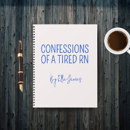 Custom Tired RN Nurse Journal Gift for Nurse Grad Notizblock