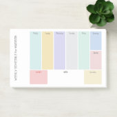 Custom Title Weekly Planner Post-it Klebezettel (Büro)