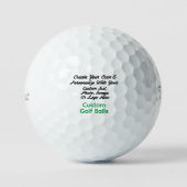 Custom Titleist Golf Balls | Personalisiertes Set Golfball (Vorderseite)
