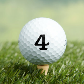 Custom Titleist Personalisiert Number 4 Golfball