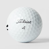 Custom Titleist Personalisiert Number 4 Golfball (Logo)