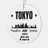 Custom Tokyo Marathon Finisher Geschenk für Marath Keramik Ornament (Links)