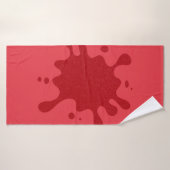 Custom Tomate Red Splash Badetuch Badehandtuch (Badehandtuch)