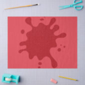 Custom Tomate Red Splash Tissue Paper Seidenpapier (Basteln)