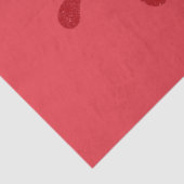 Custom Tomate Red Splash Tissue Paper Seidenpapier (Detail)