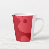 Custom Tomato Red Blob Mug – Editable Design Milchtasse (Rechts)