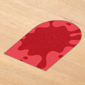 Custom Tomato Red Drip Acrylic Invitation Acryleinladungen (Ablage )