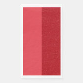 Custom Tomato Red Dual Panel Paper Napkin Serviette (Vorderseite)