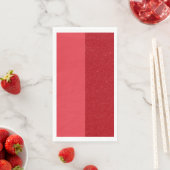 Custom Tomato Red Dual Panel Paper Napkin Serviette (Beispiel)