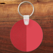 Custom Tomato Red Dual Texture Schlüsselanhänger (Vorderseite)