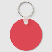 Custom Tomato Red Dual Texture Schlüsselanhänger (Rückseite)