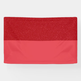 Custom Tomato Red Dual Tone Noise Banner