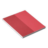 Custom Tomato Red Duo Notepad - Clean + Texturiert Notizblock (angewinkelt)