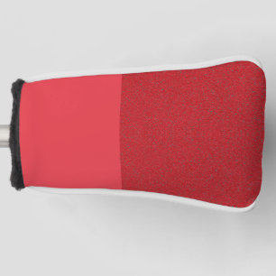 Custom Tomato Red Golf Head Cover - Richtige Textu Headcover