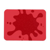 Custom Tomato Red Magnet - Bold Spritzer Art (Horizontal)