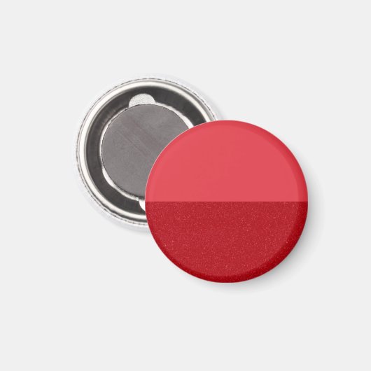 Custom Tomato Red Magnet - Split Matte + Textur (Vorderseite/Rückseite)
