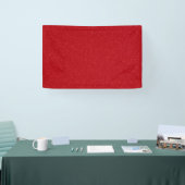 Custom Tomato Red Noise Banner (Messe)