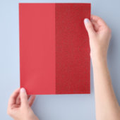 Custom Tomato Red Noise-Effect Flyer (Hand)