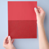 Custom Tomato Red Noise-Effect Flyer (Hand)