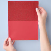 Custom Tomato Red Noise-Effect Flyer (Hand)