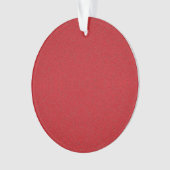 Custom Tomato Red Noise Effect Ornament (Vorderseite)