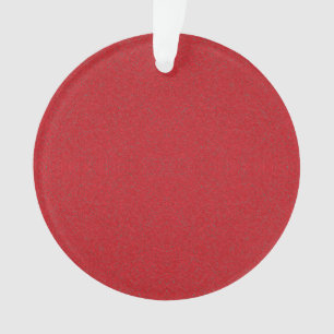 Custom Tomato Red Noise Effect Ornament