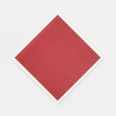Custom Tomato Red Noise Napkins Serviette (Ecke)
