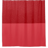 Custom Tomato Red Noise Top Dusche Vorhang (Vorderseite)
